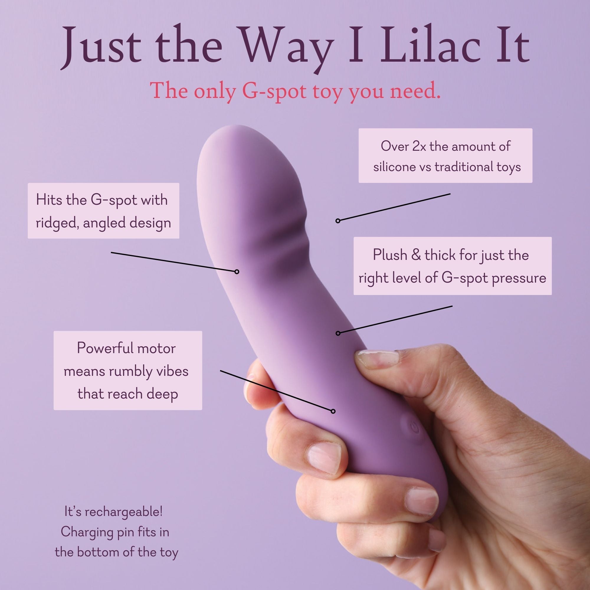 Just The Way I Lilac It | Pure Romance By Andrea